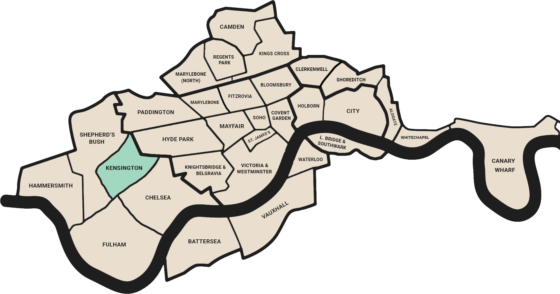 Flux HQ - London Office Price Map